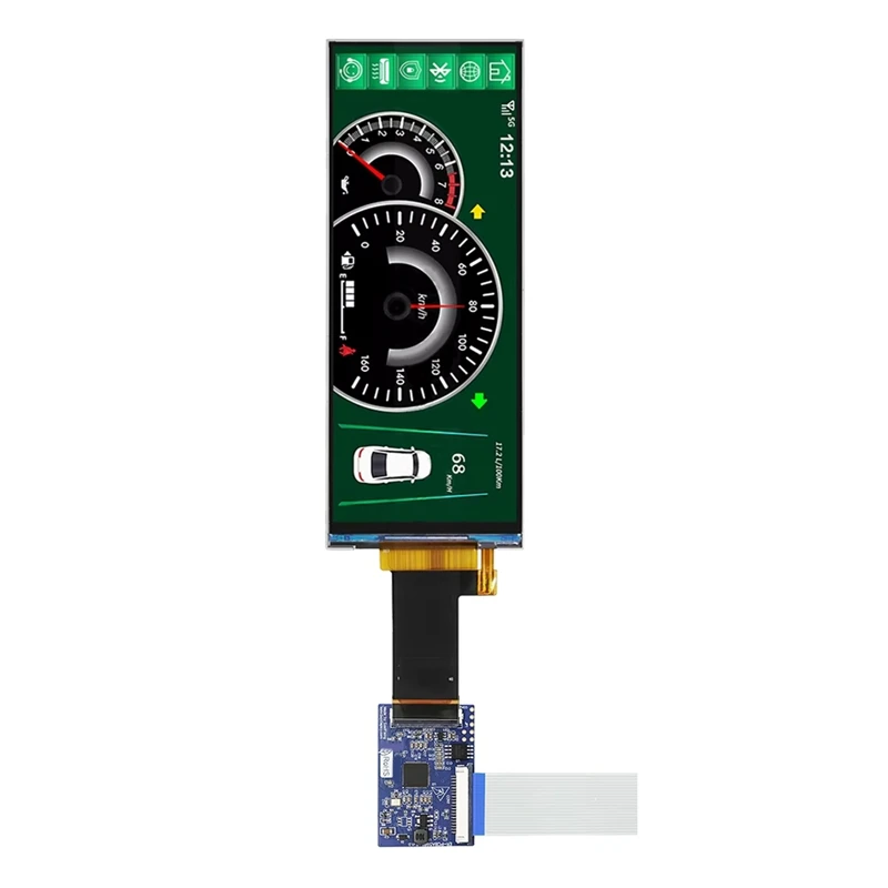 

IPS Full Viewing Angle TFT LCD Display Module Bar Type 6.2 Inch 360x960 IPS TFT LCD Display SPI+RGB Interface,B-A12I