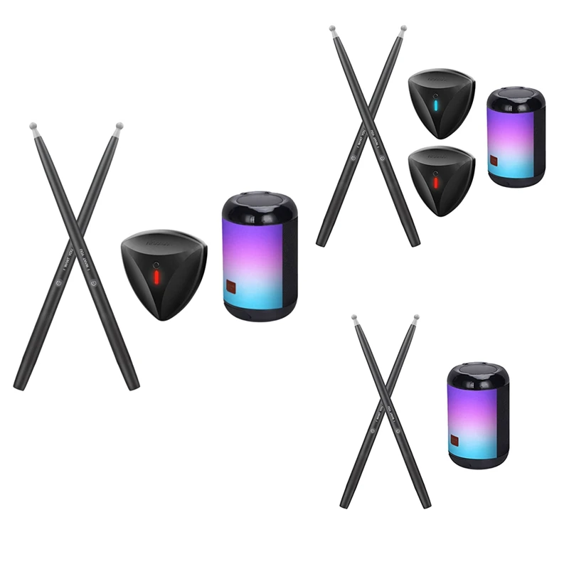 Portable Electronic Air Drum Somatosensory Drum With Drumstick Electronic Drum Musical Instruments For Kids Beginner Durable -B