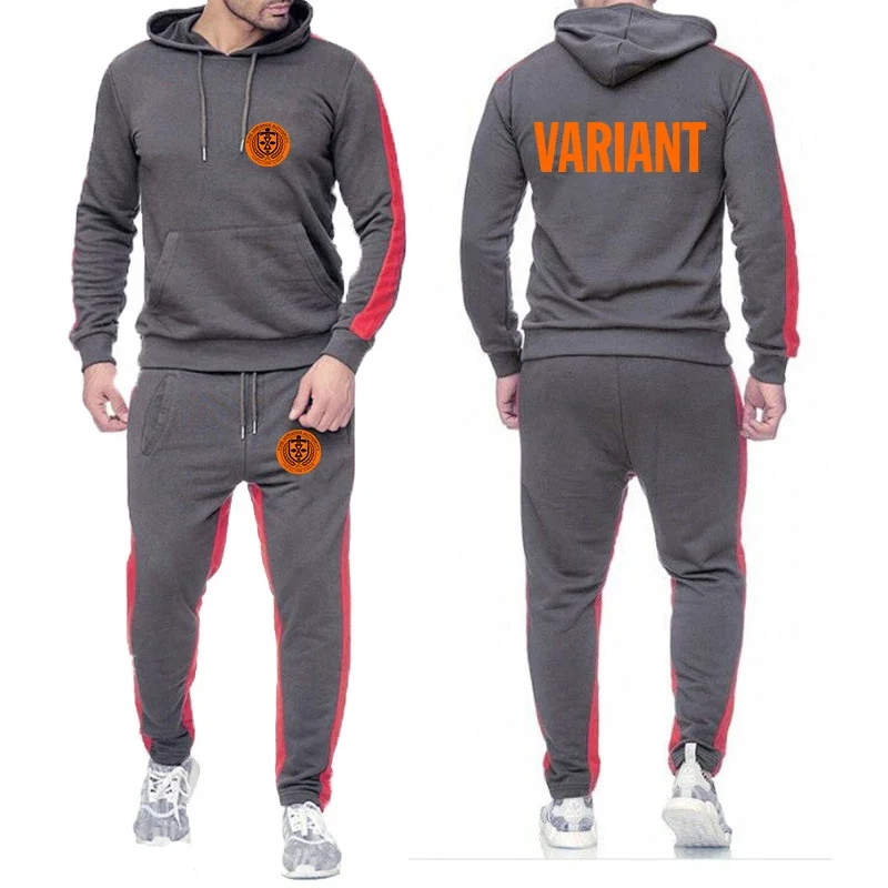 

LOKI VARIANT 2024 Men's New Spring Autumn Hoodies Sweatpant Sets Harajuku Jackets Sports Comfortable Casual Gradient Suits