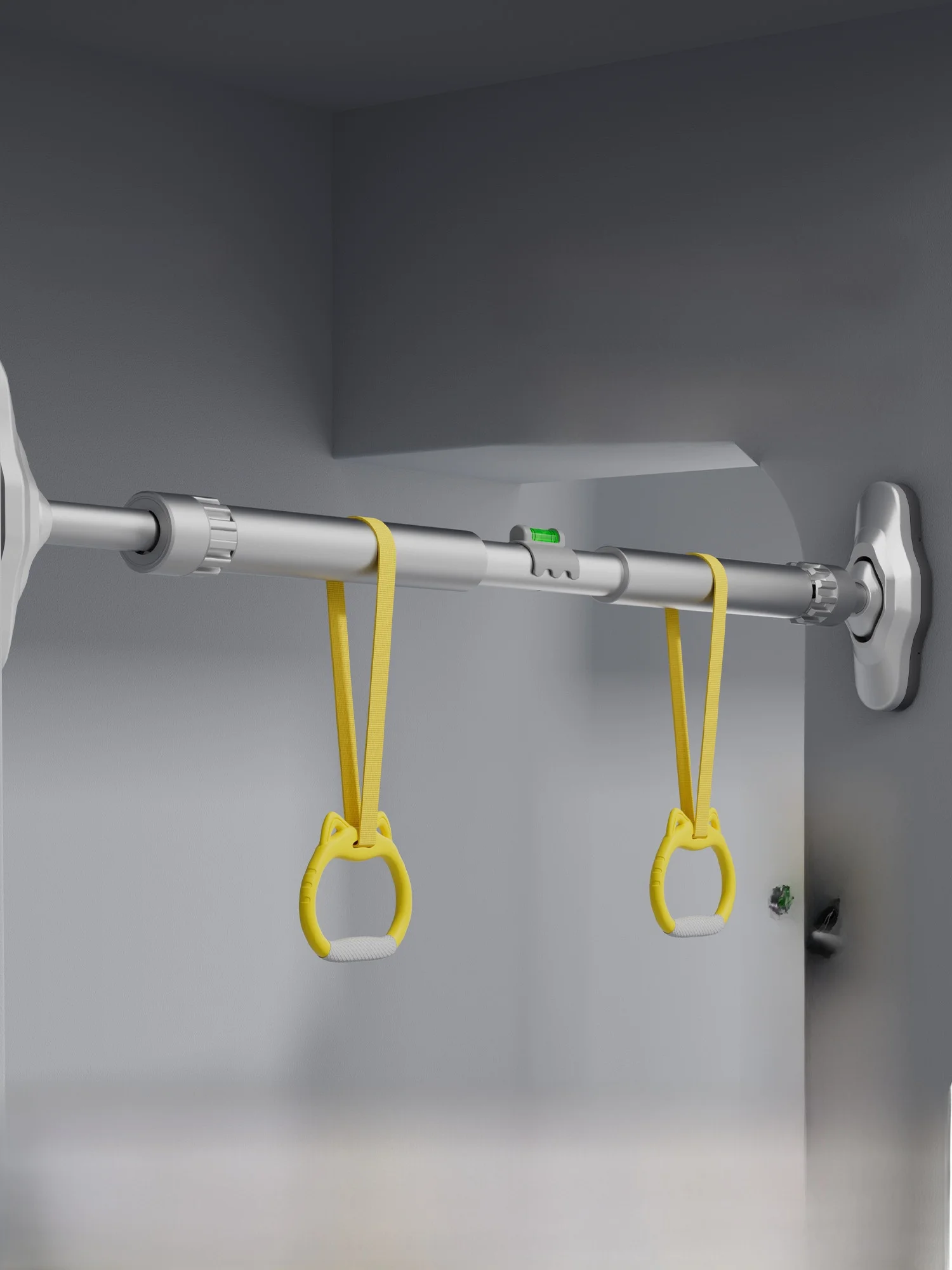 indoor-home-fitness-trainer-single-bar-children's-swing-bar-no-drilling-required-door-frame-pull-up-bar-gymnastics-equipment