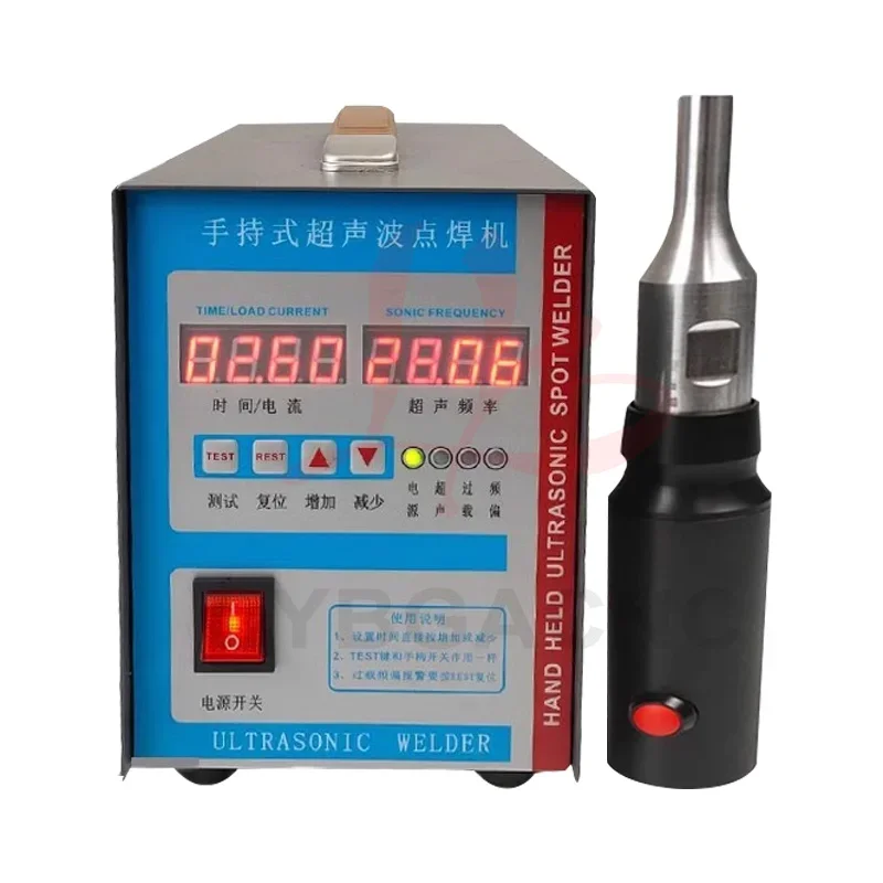 Ultrasonic Plastic Welding Machine Spot Welder 28KHZ Ultrasonic Machine 220V Alloy Welding Head Intelligent 700-1800W Precise