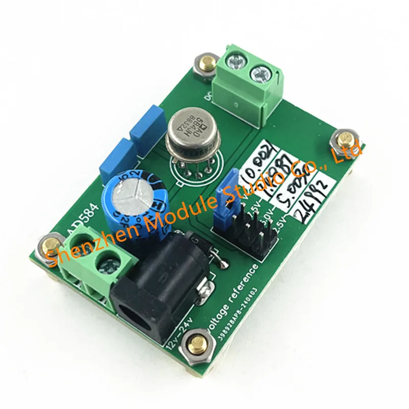 Płytka modułu referencyjnego napięcia o wysokiej precyzji AD584JH Programowalny 4-kanałowy DAC ADC Wymień pracę na 2,5 V/7,5 V/5 V/10 V DC12 V-24 V — zdjęcie produktu 3
