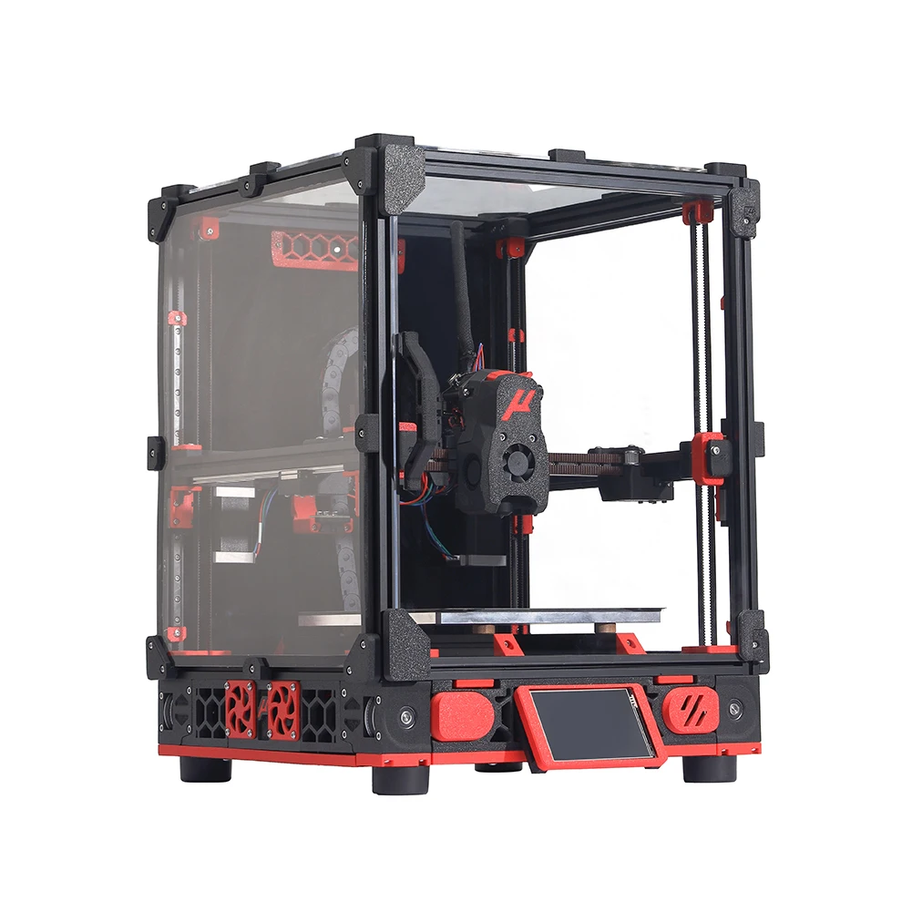 Voron Kit Printer 3D FDM + mikron 180mm dengan pengencang besi tahan karat dan papan Manta