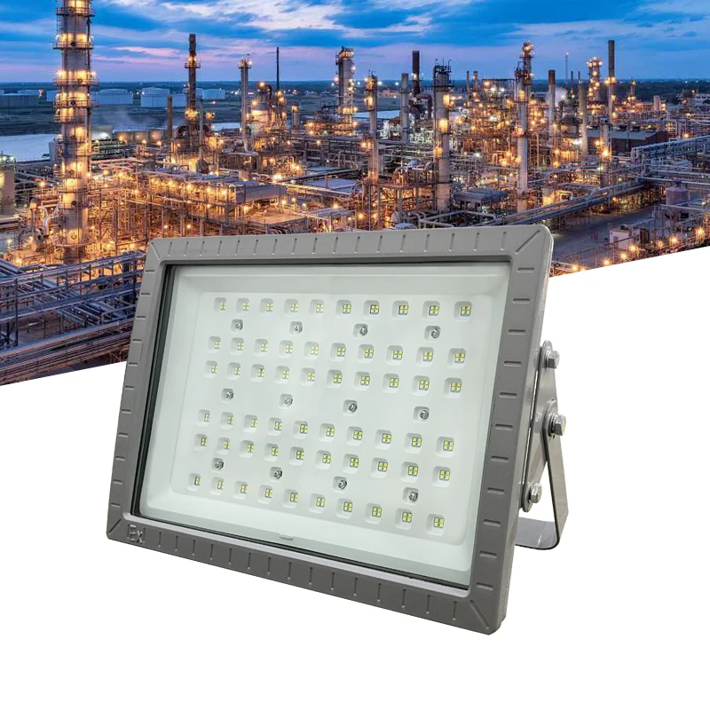IP66 3000k 4000K 75w 85w 125w LED Explosion Proof Lighting Class I Division I Explosion Proof Led Flood Lamps