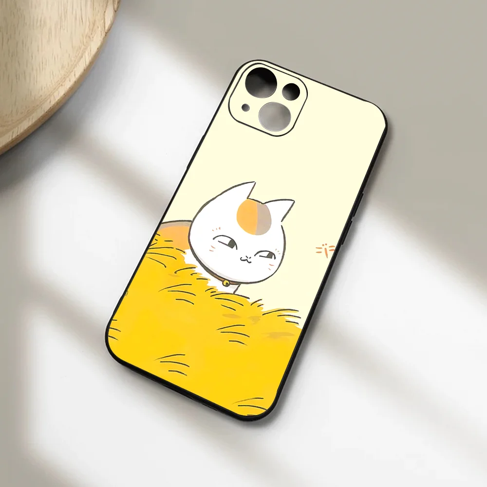 Natsume Yuujinchou Cat Phone Case For Iphone 15 11 13 14 15 16 Pro Max 7 8 Plus X Xr Xs Max Se2020 12mini Cover Case