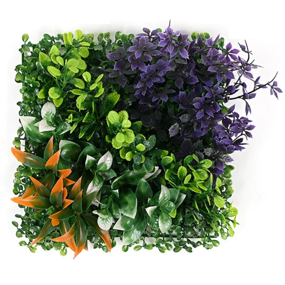 

DIY Artificial Plant Wall Panel Flower UV Protection Simulation Maple Plant Sheet 25*25cm Eternal Life