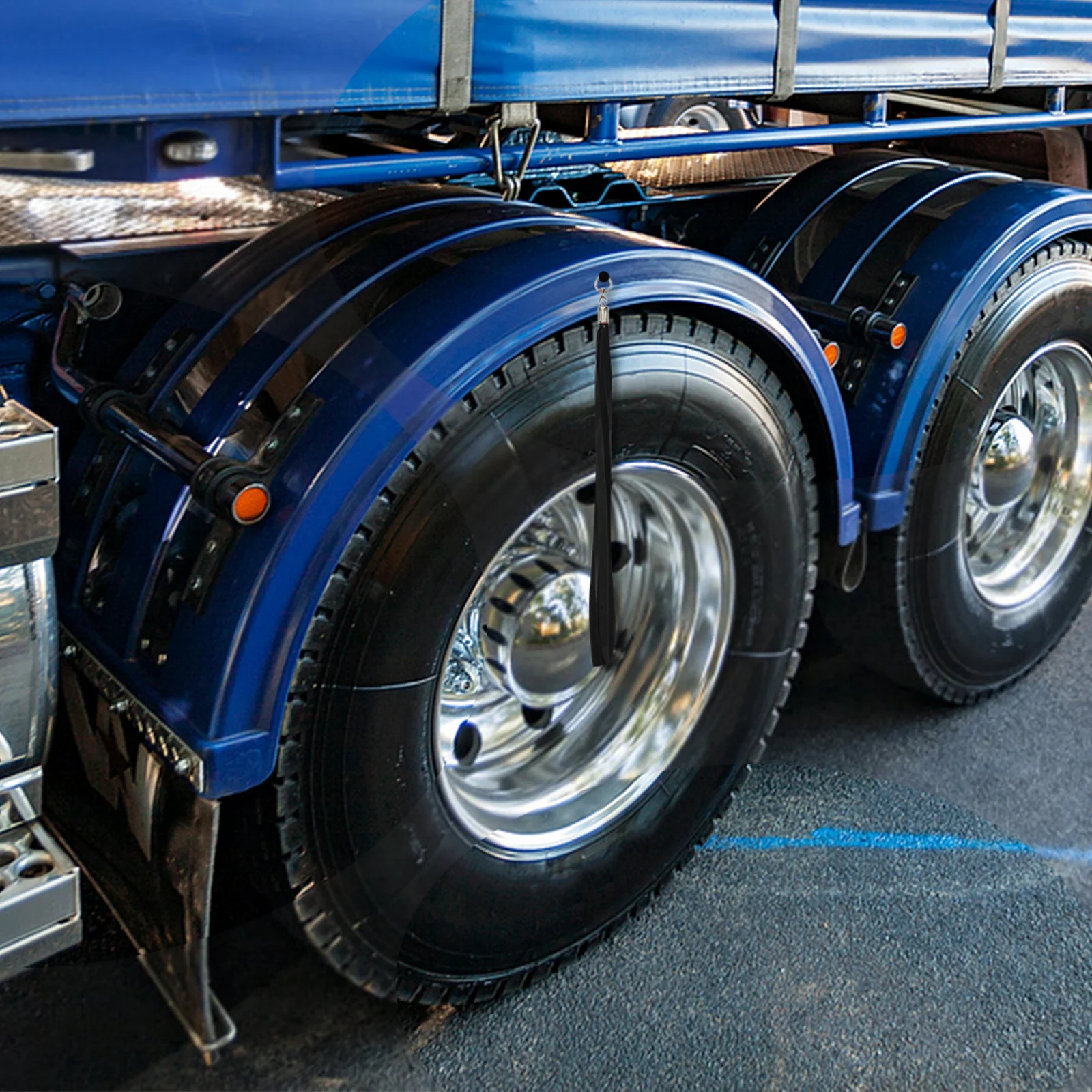 Tira embellecedora de rueda de camión, protectores de barro de PVC de alta resistencia para camiones, protección contra salpicaduras Exterior, tira de guardabarros de rueda para camioneta