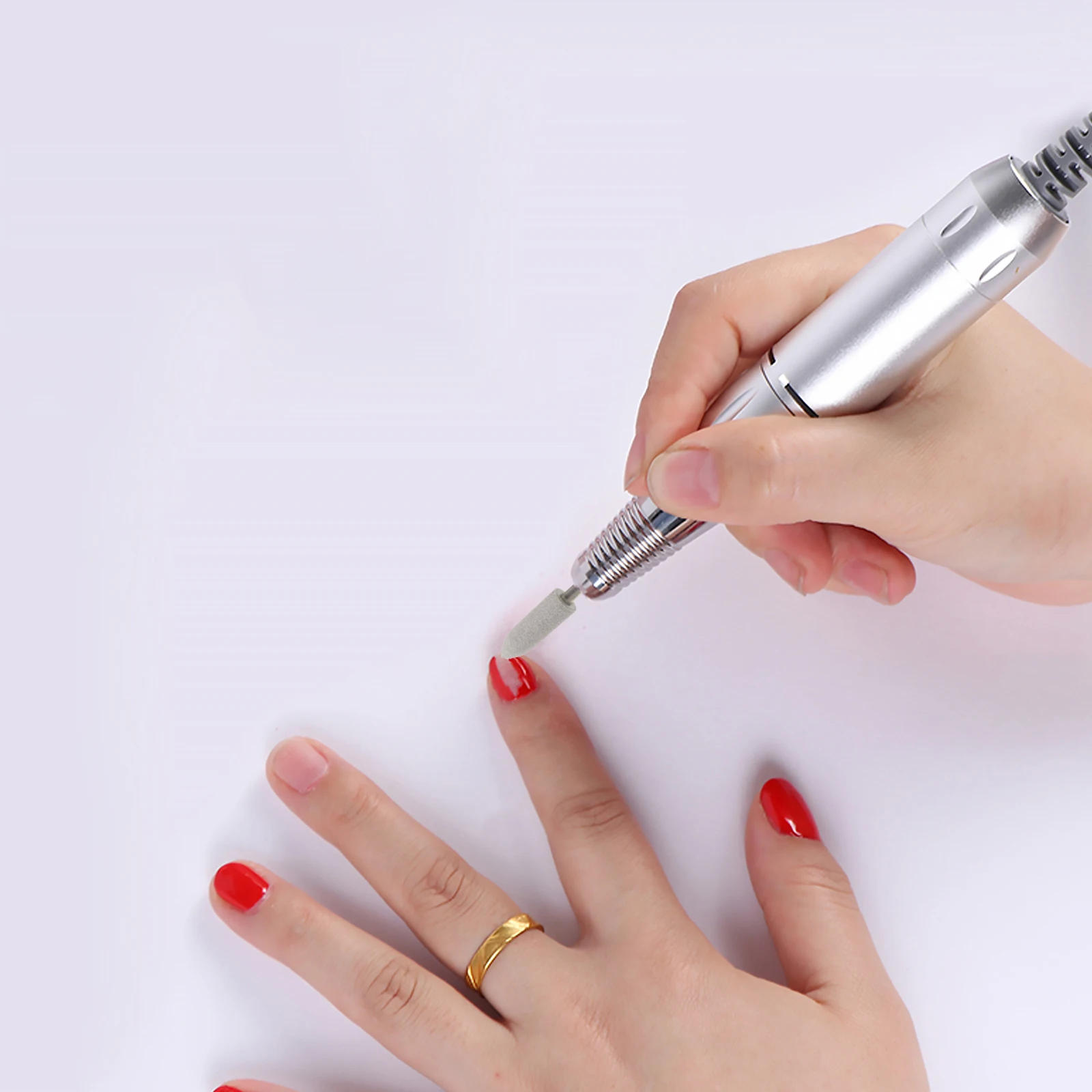 

1set 1Set Nail Grinding Bits Kit Durable Alloy Tungsten Steel Manicure Pedicure Tools For Nail Polish Removal File Drill Bit