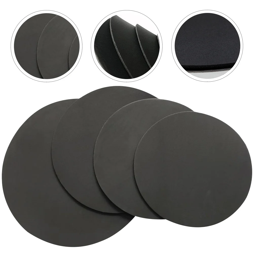 4 Pcs Drum Dampeners Volume Reduction 12 Practice Pad Mute Mat Suite Training Pads 14 Foam