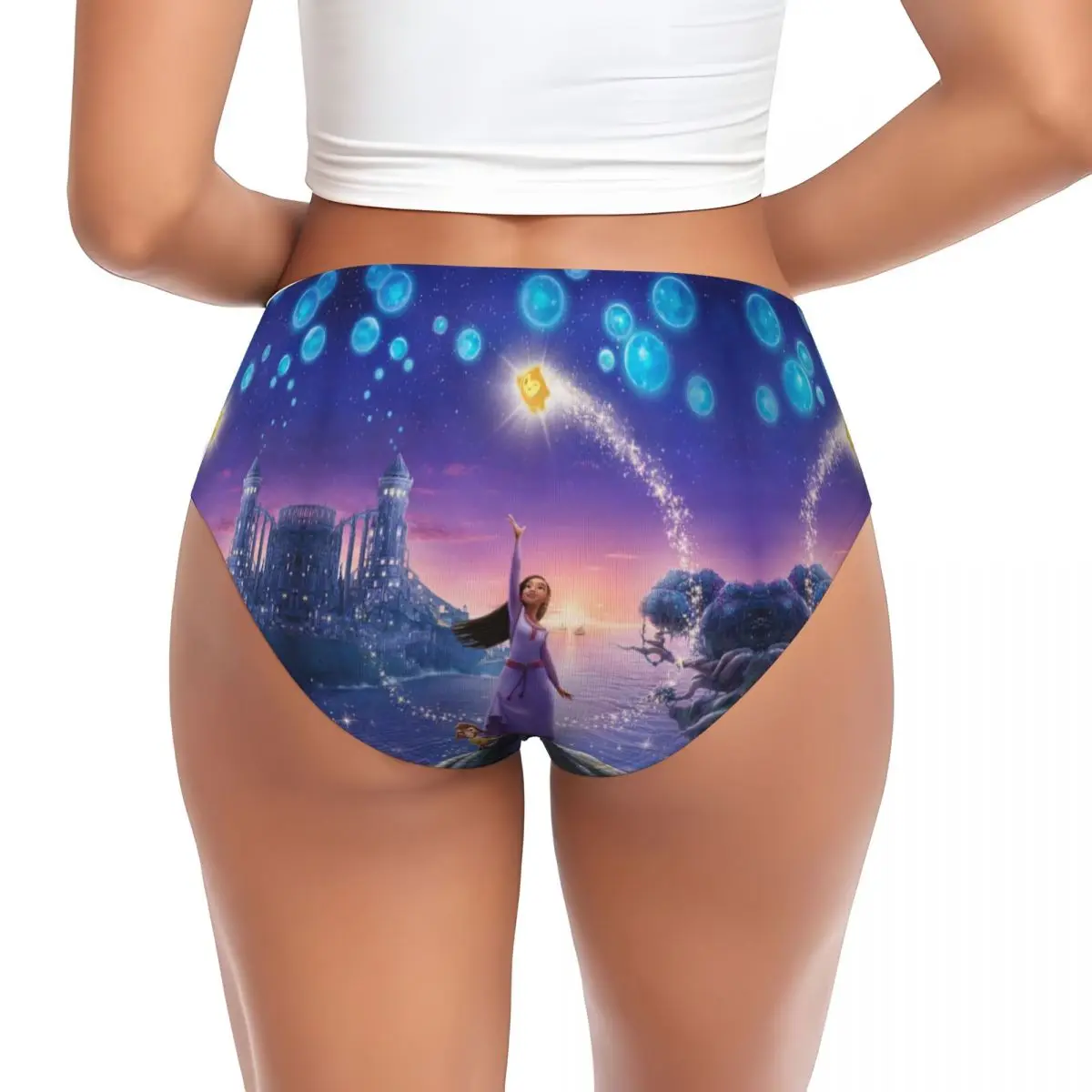 Custom Women's Wish Movie Poster Brief Panties Female Breathable Underwear Underpants