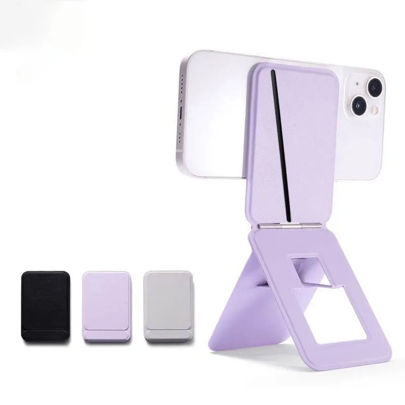 Image of Telefon Magnetische Ständer Halter Für iPhone 15 14 13 12 11 Pro Max Plus Desktop Magnetische Telefon Klapp Ständer Magsafe Halter Für Apple