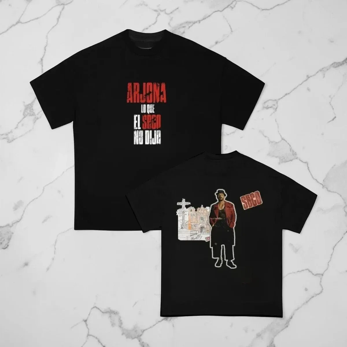 Ricardo Arjona Tour 2026 Double Sided T-Shirt