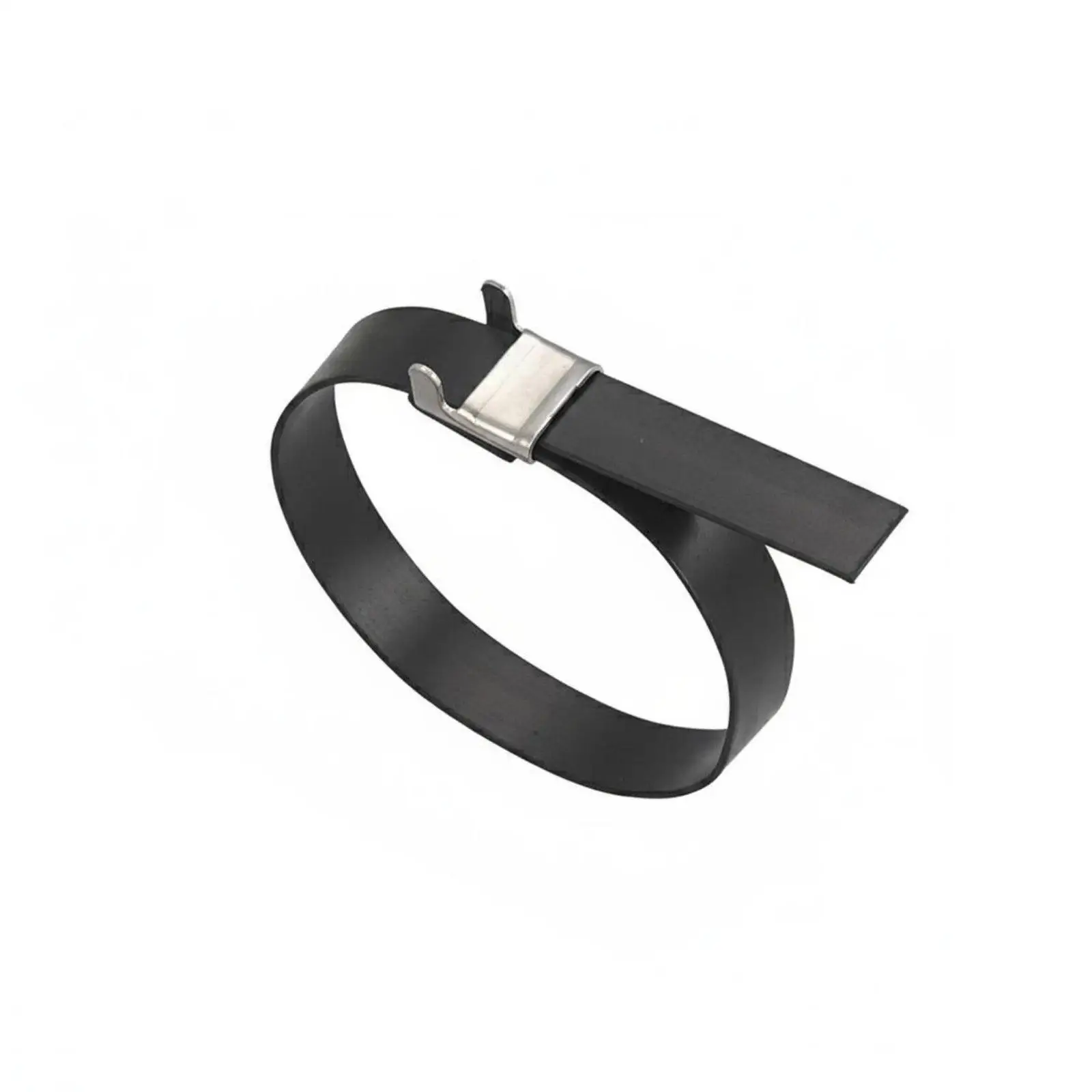 Reusable Stainless Steel Band Clamps for Electricians with Self Locking L Buckle for Garden and Marine Applications