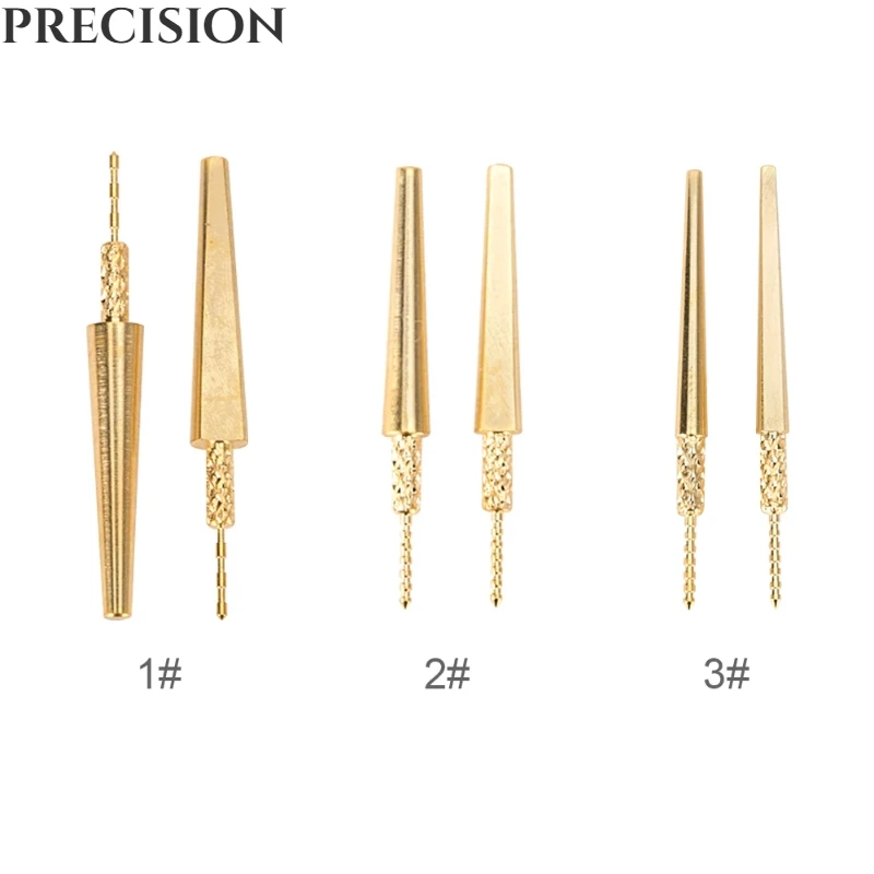 

250pcs/set Dental Lab Brass Dowel Stick Pins with Spike Pitch Brass Pins Plaster Stone Die Model Work Material Dentist Tool