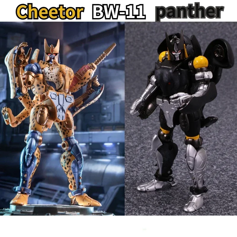 

In Stock Transformation Rise of The Beasts BW Beast Wars BW-11 BW11 Mad Panther Warrior Cheetor MP Scale 18CM Action Figure Toy