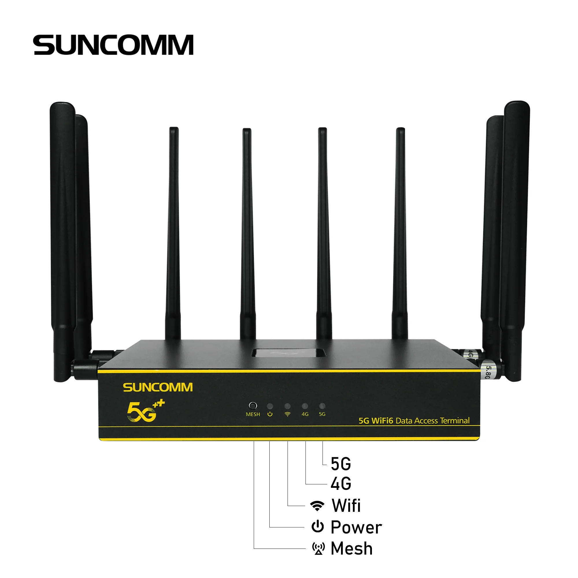 Hot Selling Dual-Mode Full Netcom Dual Stack 10 Antennas Penetration Wireless 4G LTE Pocket Mini WiFi 5G Router Portable