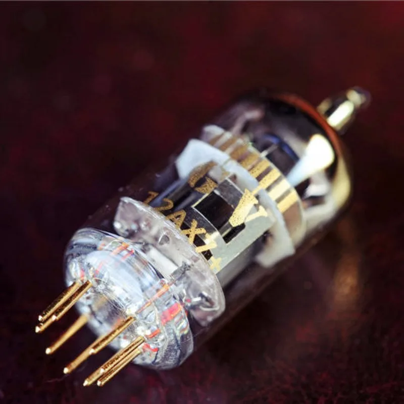 Gv 12ax7+ tube gold pin low noise no microphone effect high gain high resolution hi-fi/guitar box