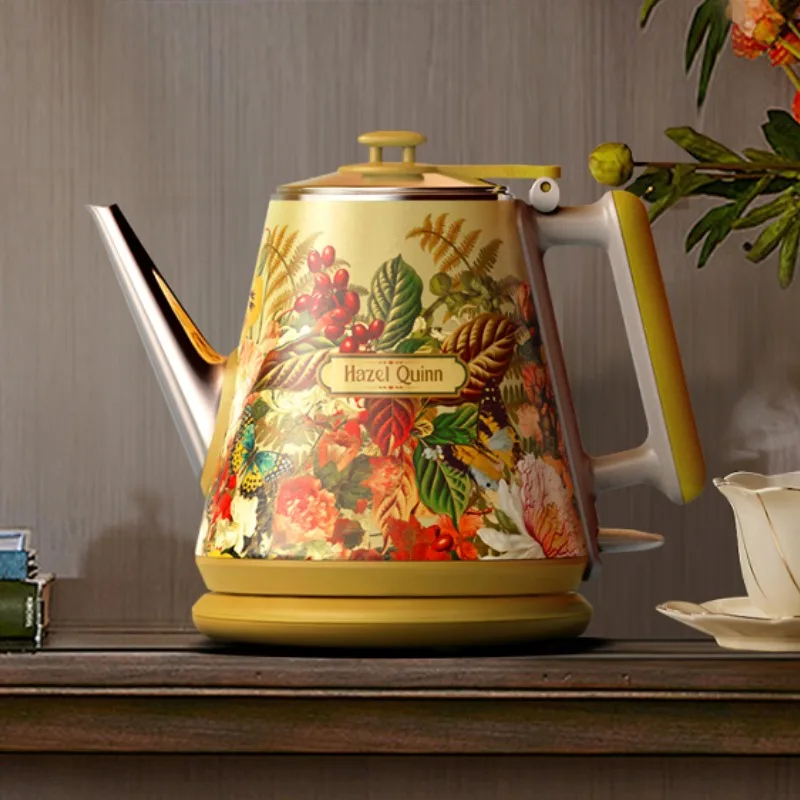 1L 1360 واط ريترو التلقائي انقطاع التيار الكهربائي غلاية مياه المرجل 304 الفولاذ المقاوم للصدأ Strix ترموستات مكافحة الجافة