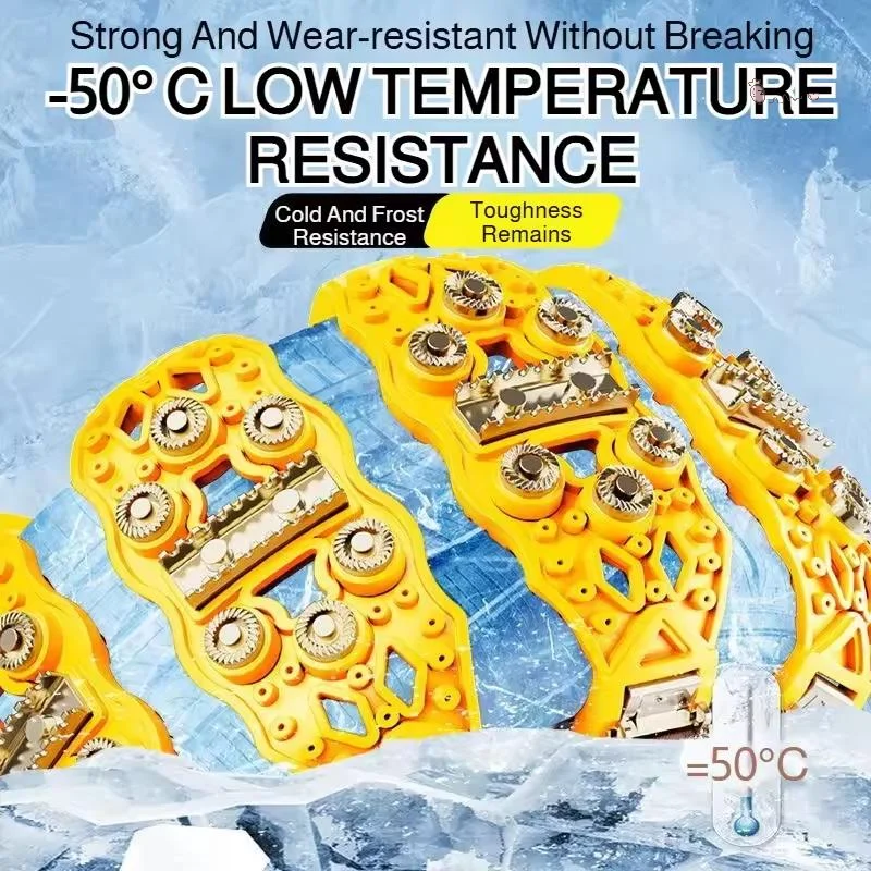 

[X6O] Цепи противоскольжения для автомобиля, 6 штук, универсальные зимние цепи для внедорожников и грузовиков, регулируемые, для экстренных ситуаций