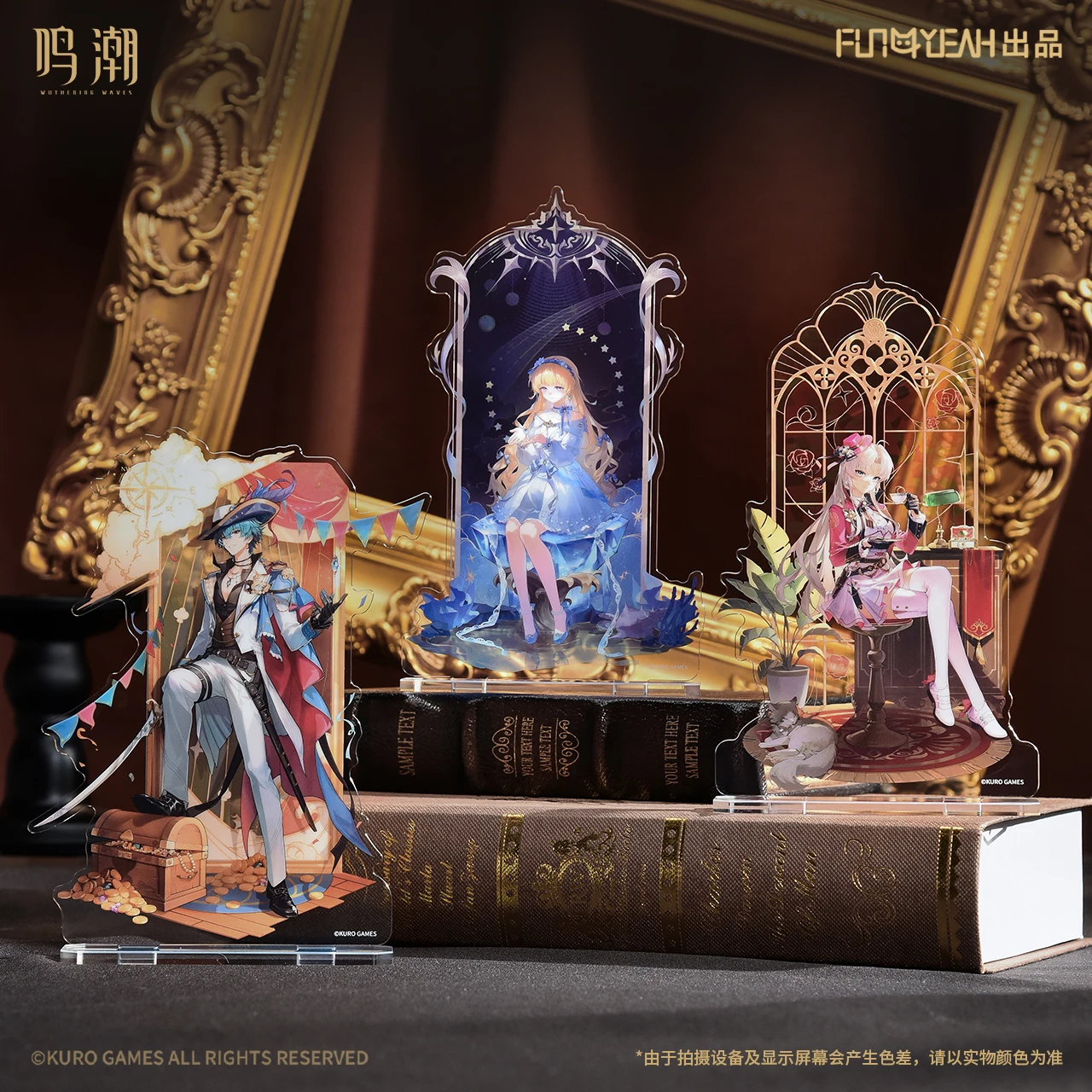 

2025 Anime Wuthering Waves Luminous Whisper Series Acrylic Stand Figure Model Plate Desk Decor Gift Rover Carlotta Kuro Game