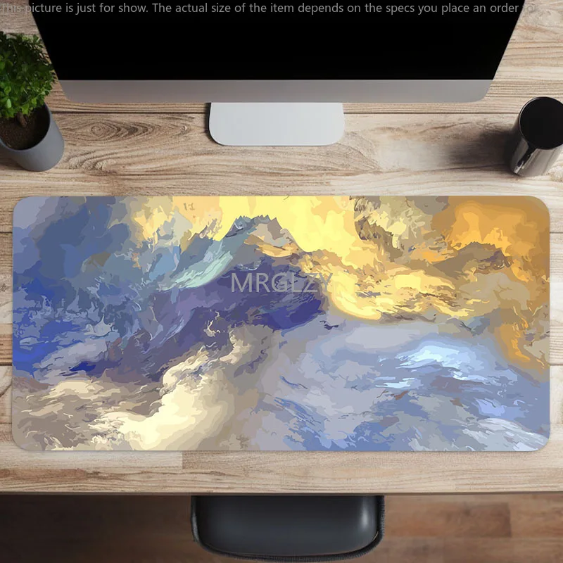 

Colored Cloud Mouse Pad Large Size Rubber Base Anti-slip PC Desk Accessories Mousepad for Office & Gamer Keyboard Mats Decor Mat