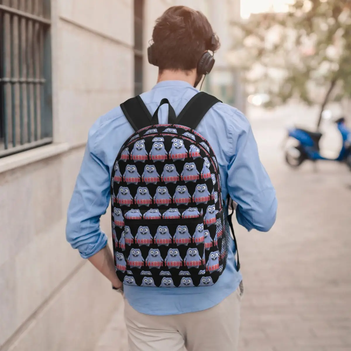 Tabodi Grizzy And The Lemmings Backpack Boys Girls BookBag Children School Bag Computer Shoulder Bags for Men Women
