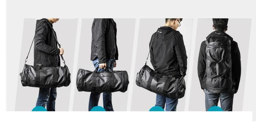 Bolsa de viaje de gran capacidad de 50L, bolsa de equipaje de mano impermeable de 35L, mochila de viaje para hombre, bolsa de gimnasio para fin de