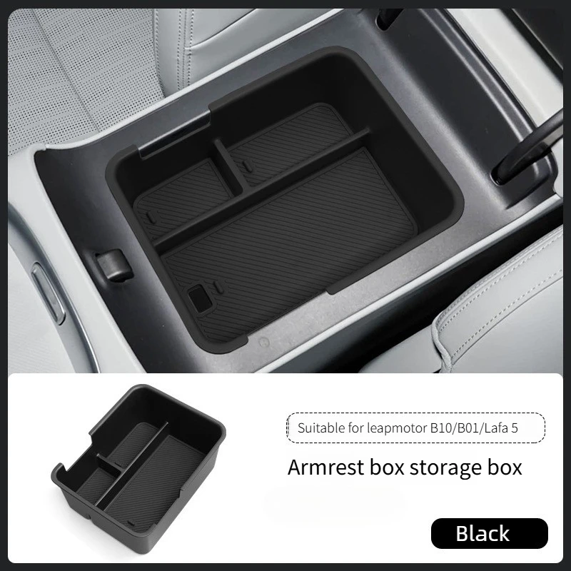 Für Leapmotor B10 B01 Lafa 5 2025 2026 Auto Armlehnen-Aufbewahrungsbox Mittelkonsole Organizer Ordnungsbox Innenraum-Zubehör