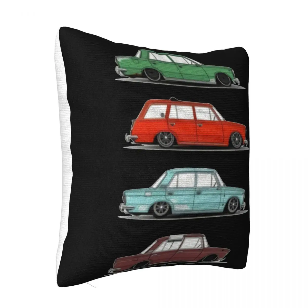 Maglia Meme Tributo Lada Russia Auto Vintage Auto Depoca Cult Anni 80 1 Promotion Plus Size Hipster Pillow Case