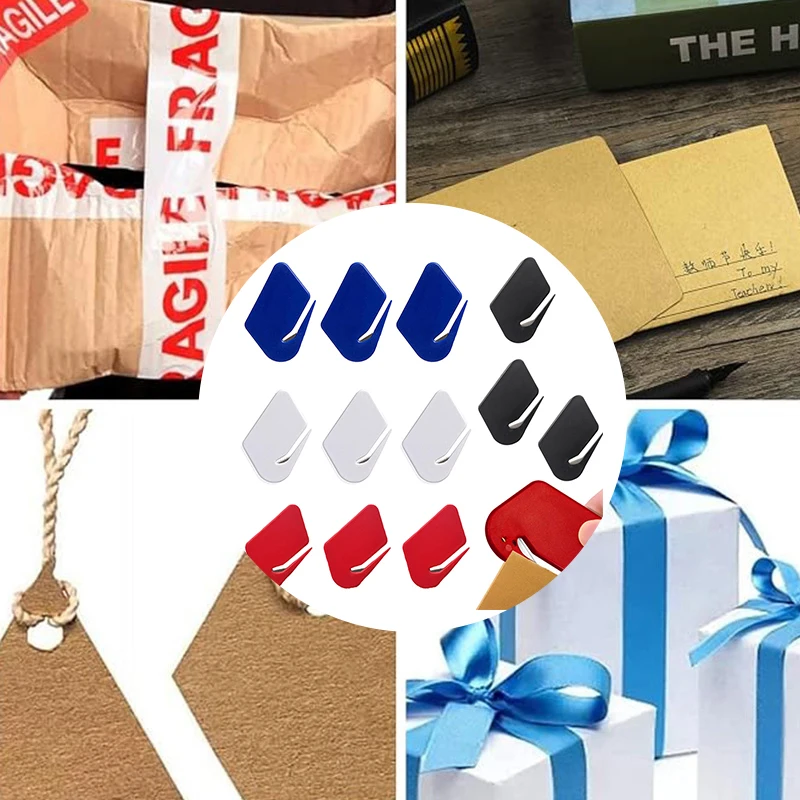 12pcs Letter Opener Envelope Mail Slitter With Razor Wrapping Cutter Box Opener Safe Mail Opener For Home Office Envelope