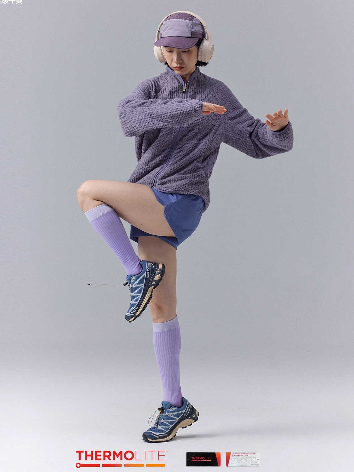 Thermolite ® Sudadera Térmica Air Fleece para Deportes al Aire Libre, Camiseta Interior para Hombre, Transpirable, de Secado Rápido, que Absorbe la Humedad