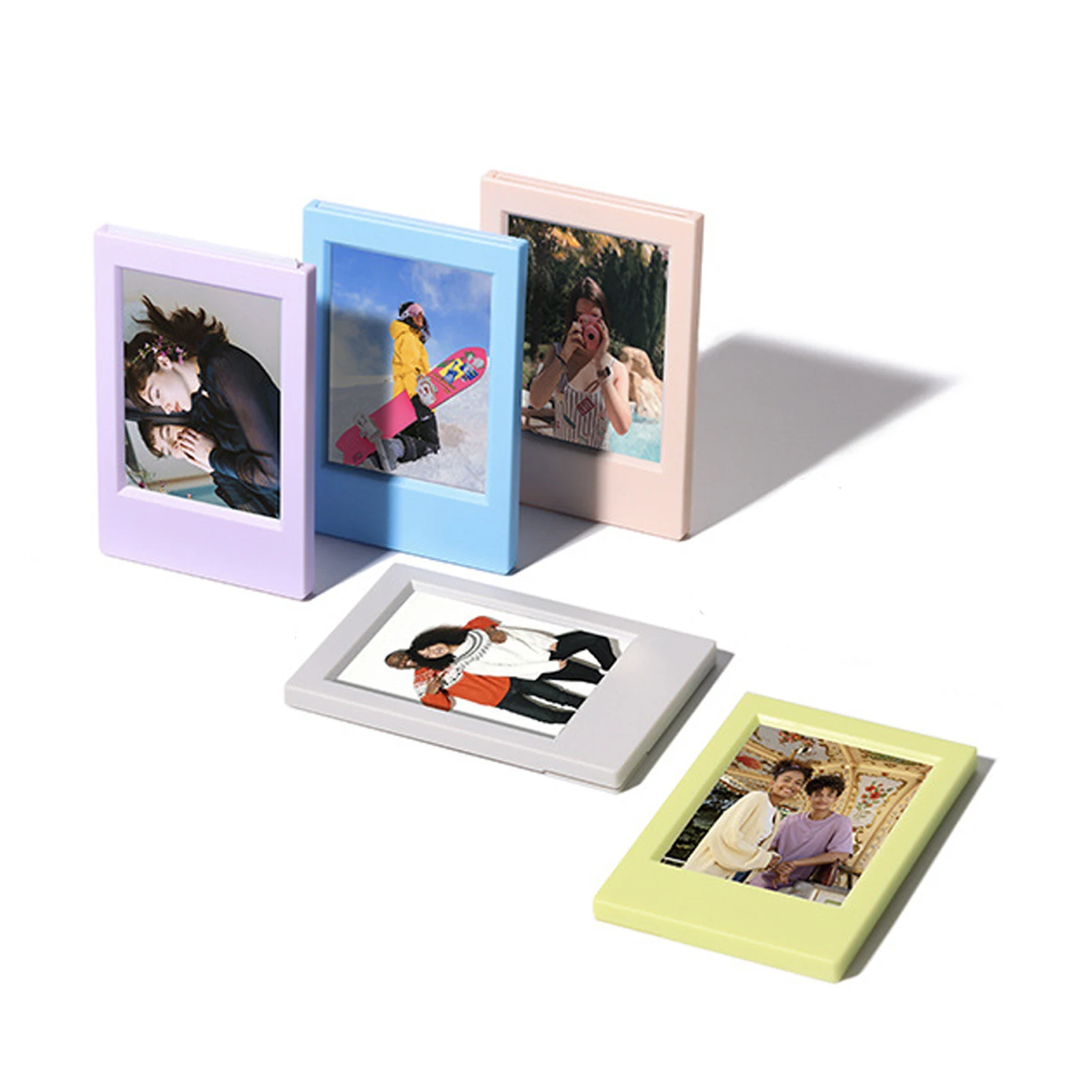 1/2/5Pcs 3 Inch Classic Standing Photo Frames For Fujifilm Camera Mini 12/11/Evo/40/7+/90 For Fuji Instax Mini Film Photo Frames