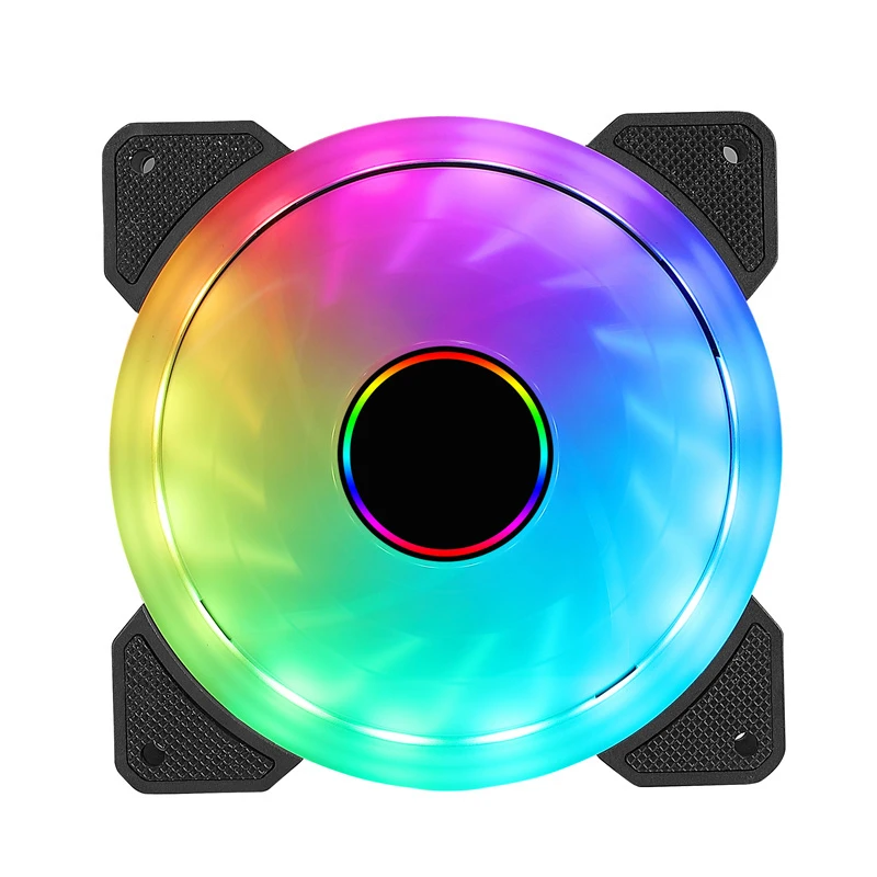 PCled Chassis Fan 6pin Ultra Silent DC 12V Computer Rgb Light Emitting 12025 Cooling CF Air-Cooled Desktop Host Chassis Cooling