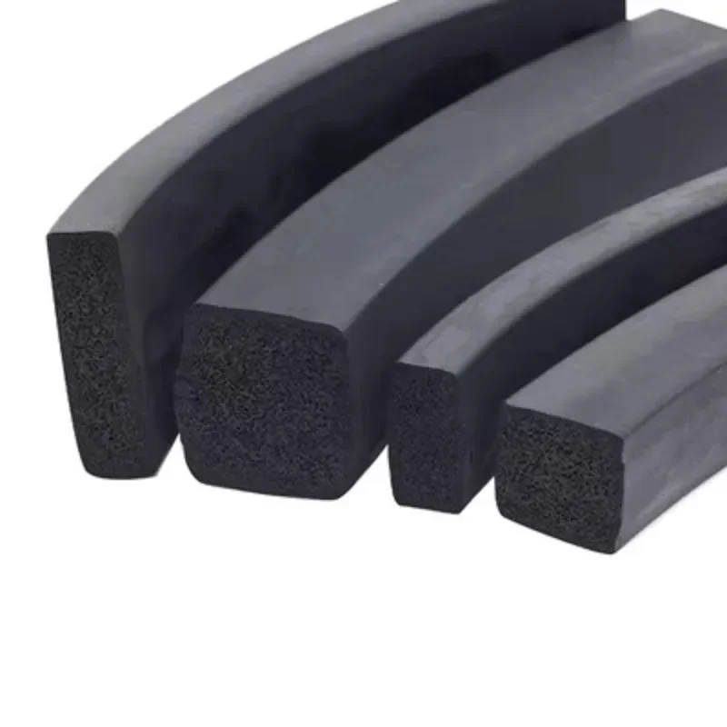 EPDM Rubber Foam Sponge Bar Seal Strip Flat 2 3 5 8 10 15 20 25 30 x 8 10 15 20 25 30 35 40 45 50mm 1 Meter Black