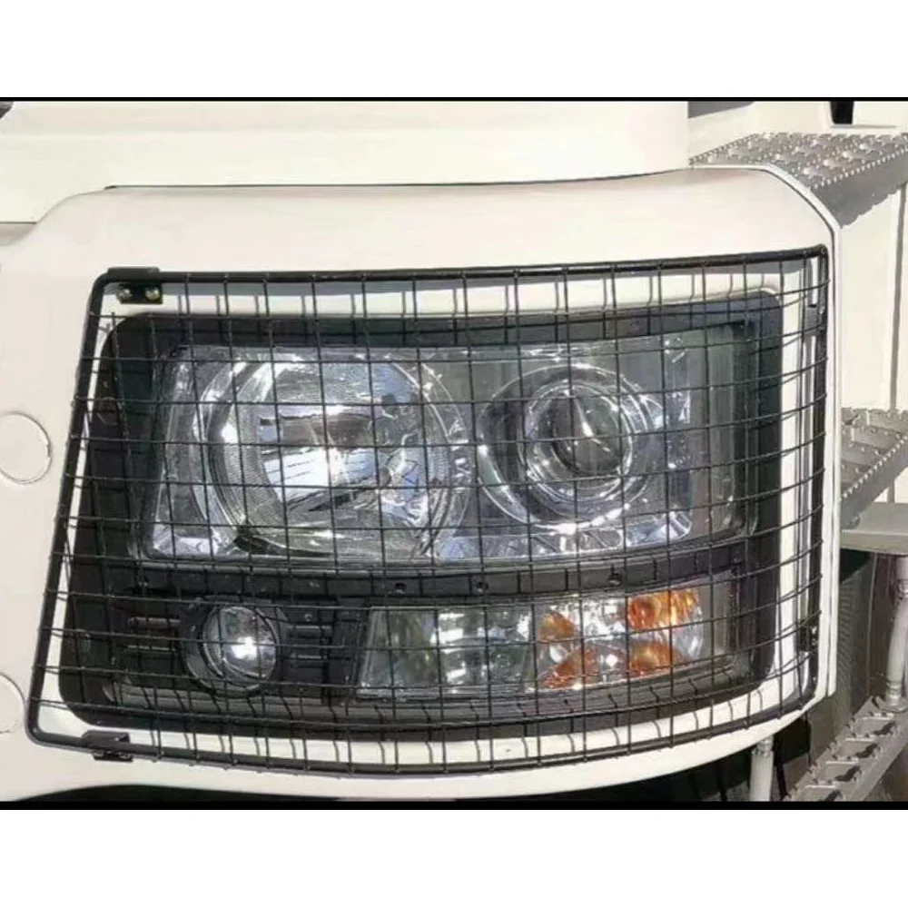 Headlight protection iron cover for shacman Delong F2000 F3000 Truck headlight  