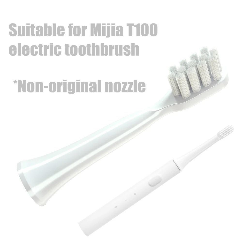 Replacement Brush Heads For XIAOMI MIJIA T100  Sonic Electric Toothbrush Vacuum DuPont Soft Bristle Suitable Nozzles 12pcs