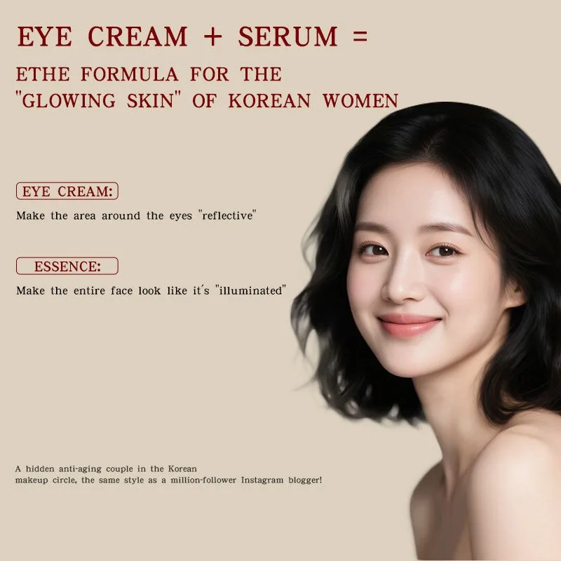 SEOUL 1988 Vitamin C Wrinkle Care 4% Retinol Ginseng Face Serum Firm Fine Lines Eye Cream