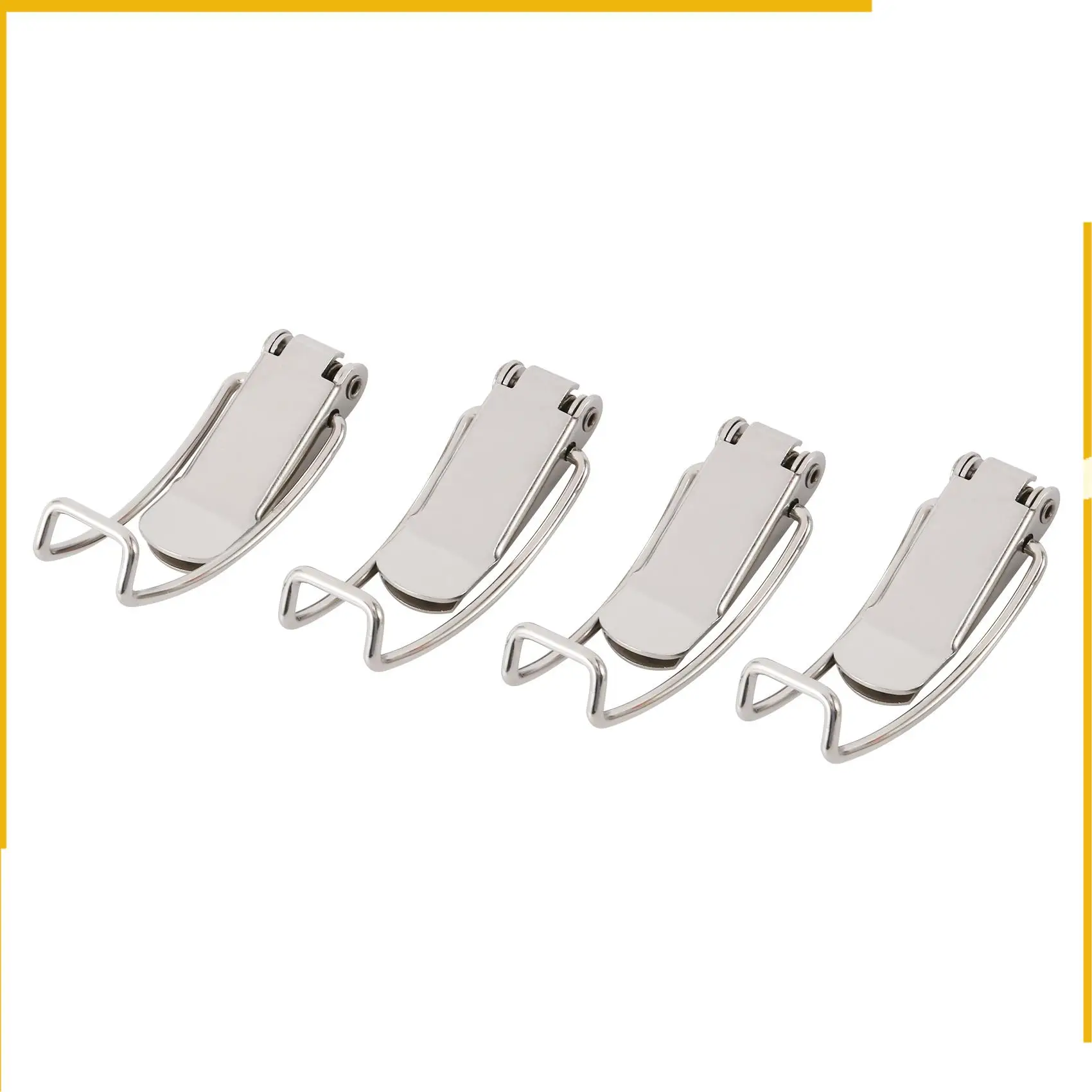 A92P الفولاذ المقاوم للصدأ الربيع غلق بمشبك 304 صندوق من الفولاذ المقاوم للصدأ خزانة الربيع قفل غلق بمشبك صندوق النقل برج مشبك