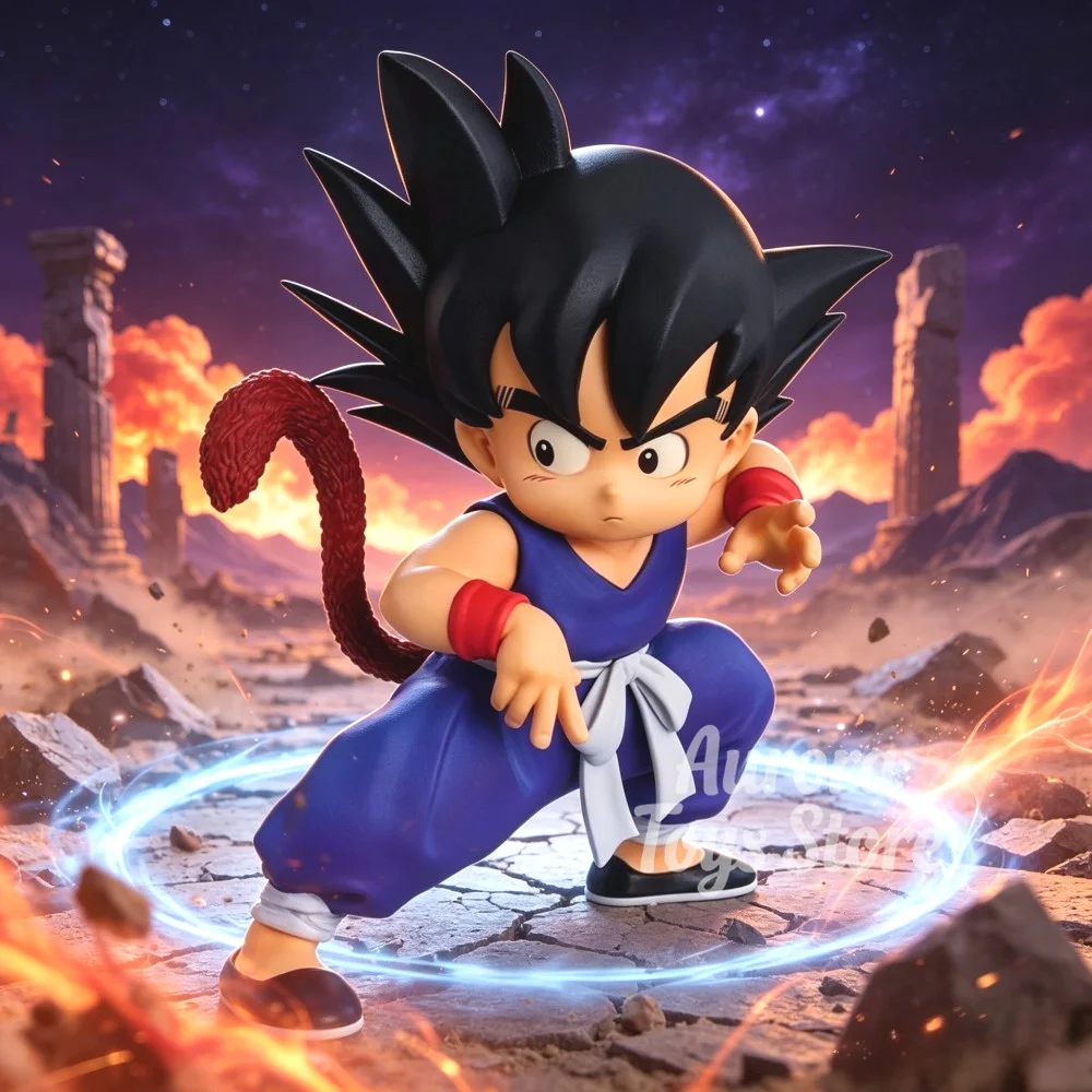 Anime Dragon Ball Z Figur Son Goku Actionfiguren PVC-Statue Desktop-Ornament Sammlermodell Spielzeug Geschenke 12,5cm