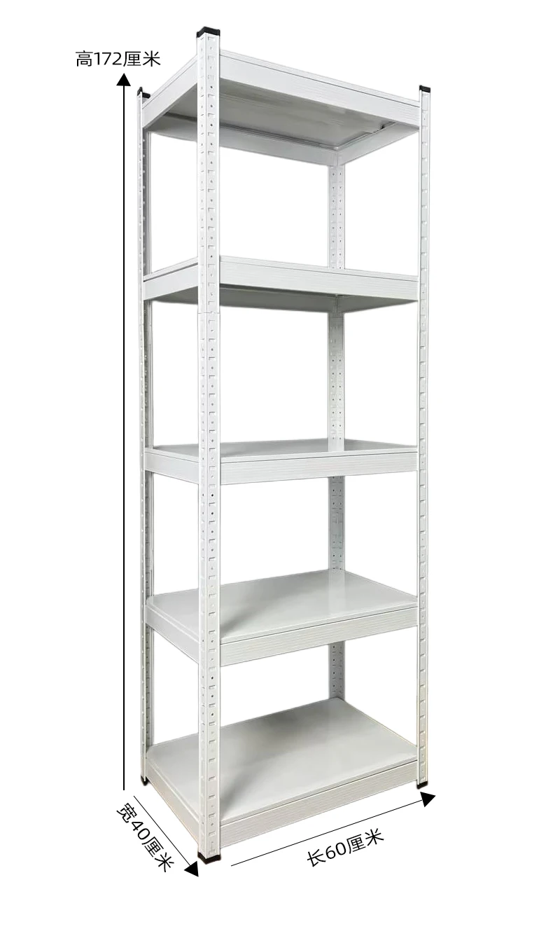 Heavy Duty 5-Layer Metal Shelf 60*40*172cm Galvanized Rust Resistant | Modular Storage Rack With Tool-Free Assembly