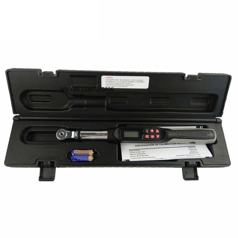 

Hot Sale Have CE, ISO Certificate High-Precision Accuracy 1% Ratchet Head Teeth: 45 Digital Torque and Angle Wrench