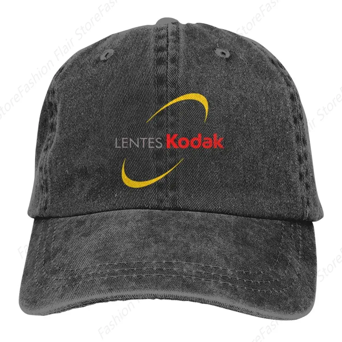 Kodaks Film Camera Logo Merchandise Unisex Style Baseball Cap Distressed Cotton Caps Hat Retro Outdoor Workouts Gift Dad Hat