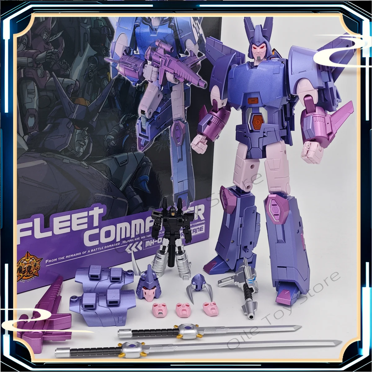 

In Stock MH-01 Hurricane MHZ TOYS Transformation MH01 Cyclonus Hurricane KO FT-29 Action Figure Model Toys Gift
