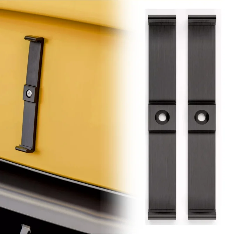 

1 Pair Universal Licence Plate Clips Number Plate Holder With Screws ABS Plastic Frameless Push & Clip Frame Reg Car Accessories