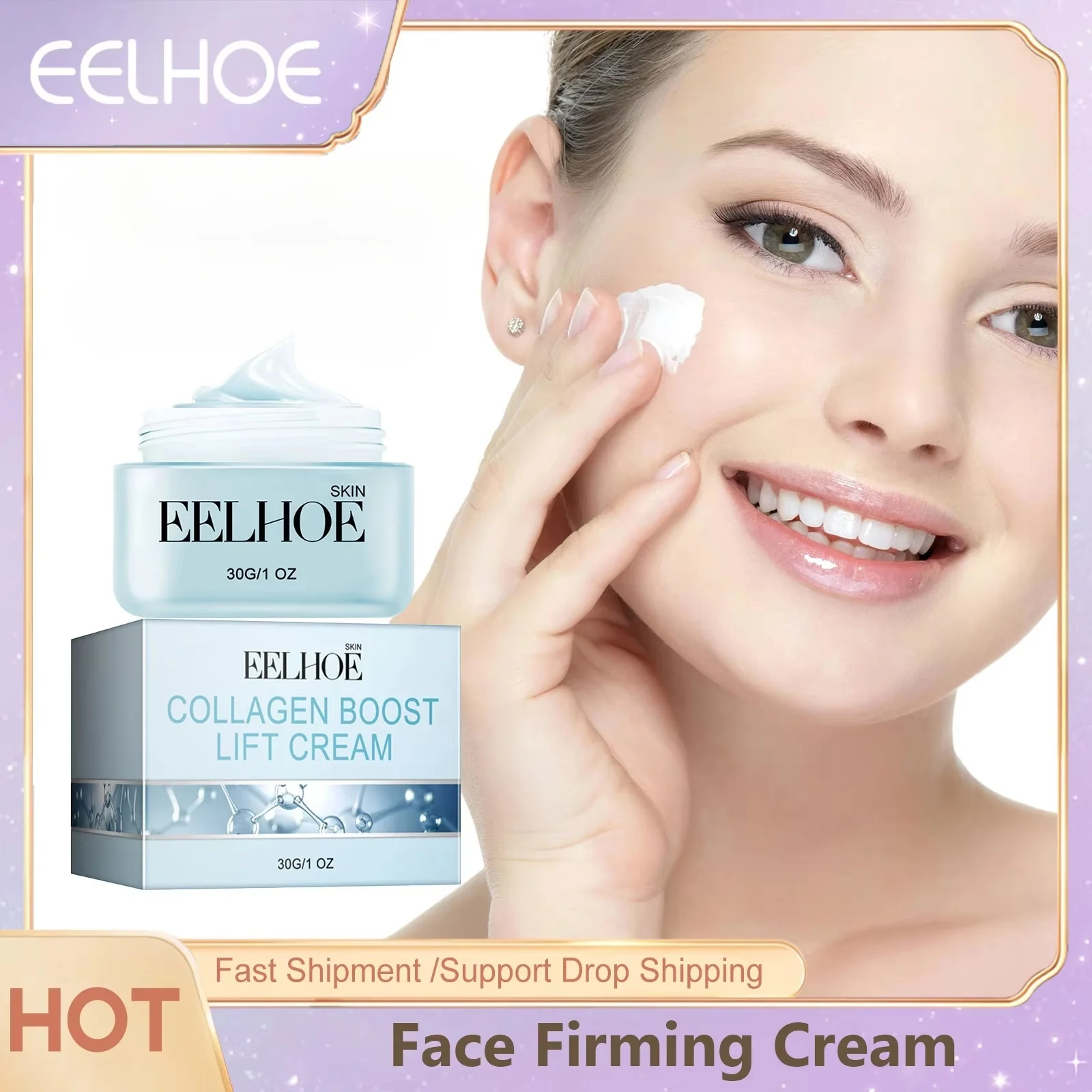 

EELHOE Collagen Moisturizing Face Cream Whitening Anti Aging Wrinkles Removal Fine Lines Firming Lifting Skin Care Korean Beauty