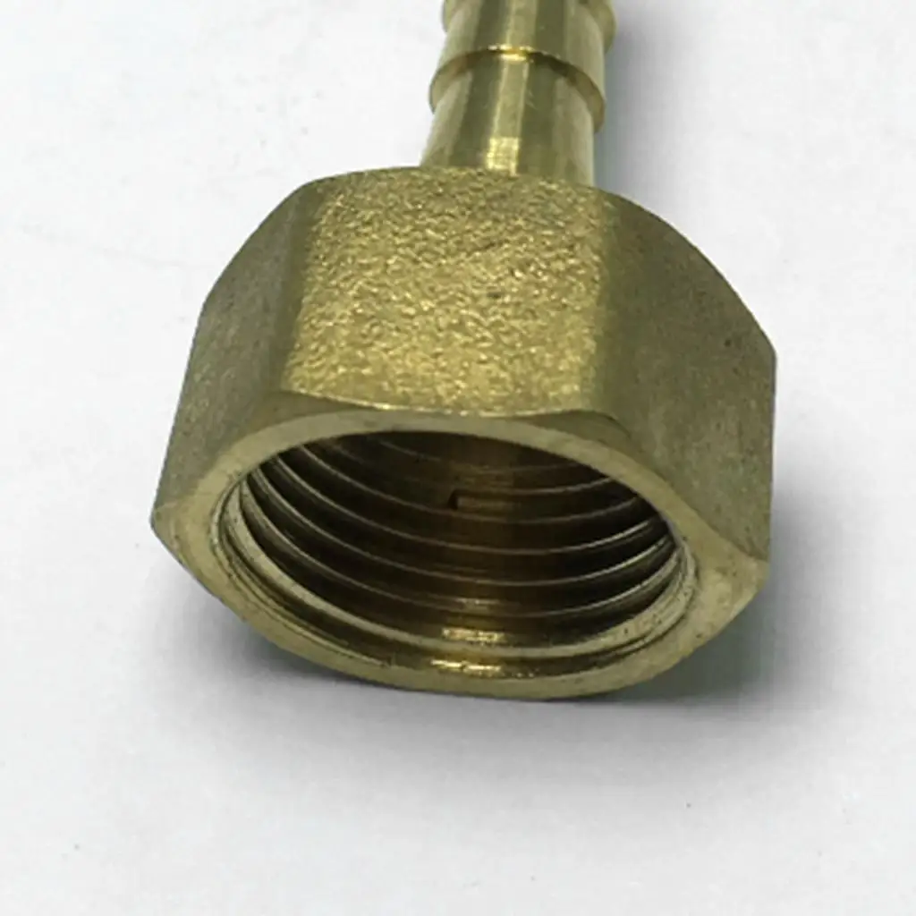 Adaptador de conector de manguera de lengüeta de latón de 3/8 ", rosca de tubo hembra