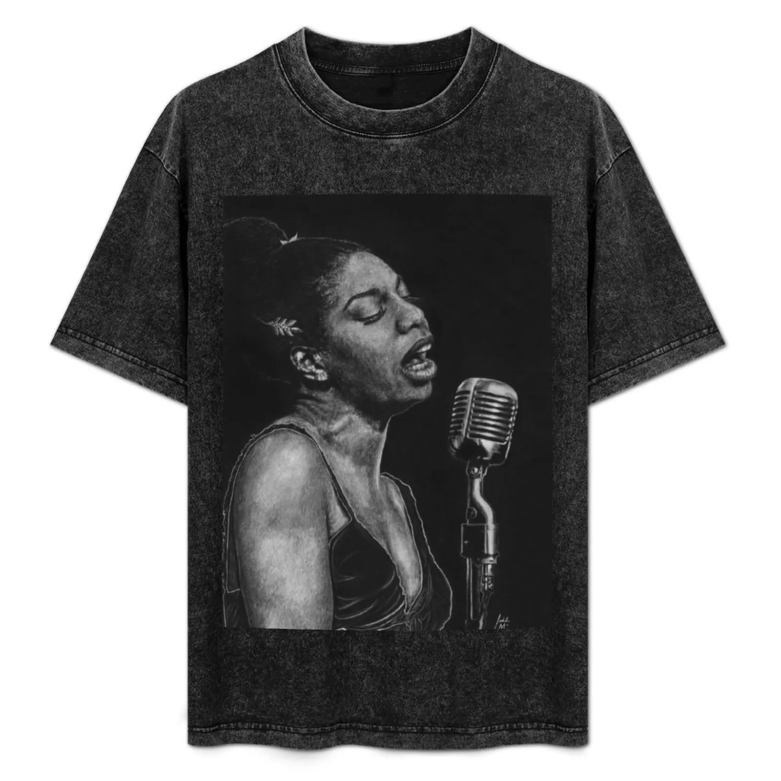 

Legends of Music: Miss Simone T-Shirt Sports Casual Breathable Tee Shirt