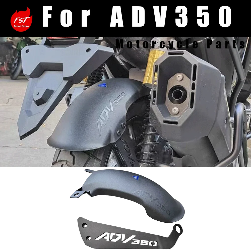 Extended & Widened Rear Fender Mod for  ADV350 SDH350T-A, Mud Splash Guard Against Water & Mud