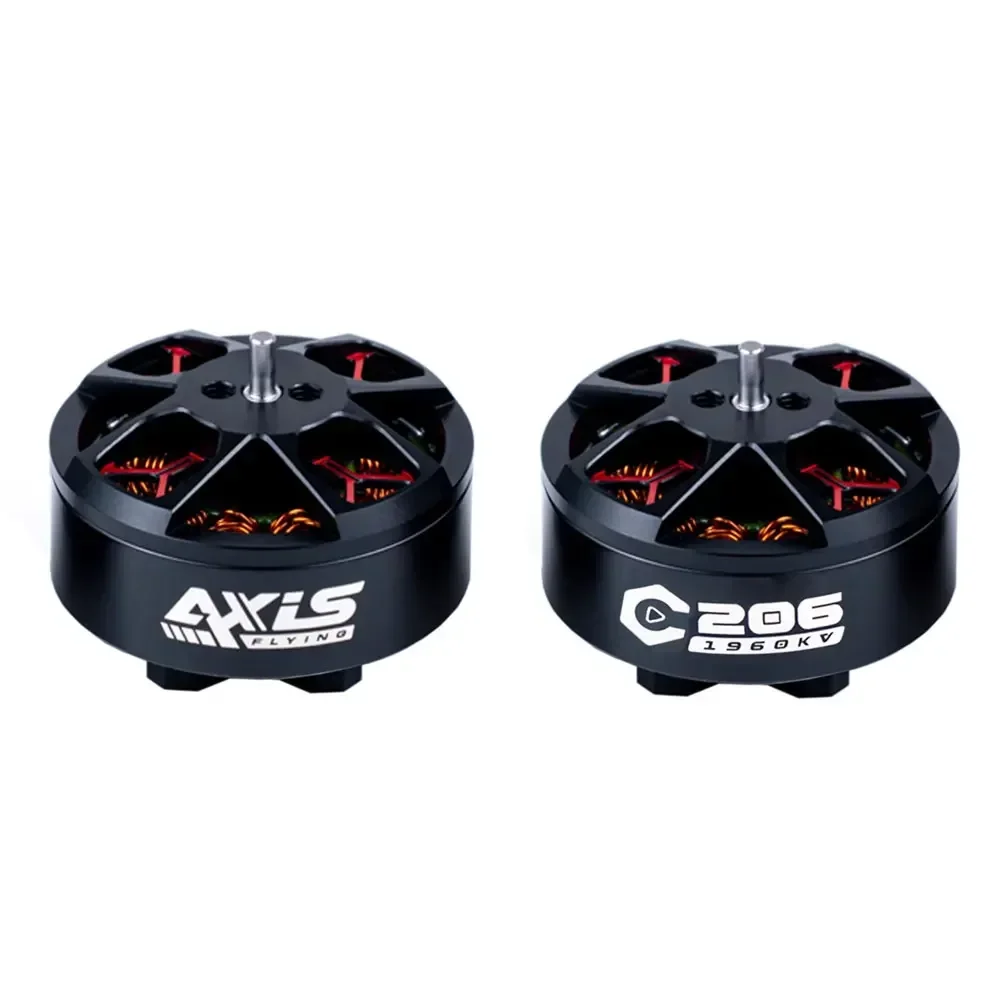 

Axisflying C206 2006 1960KV бесщеточный двигатель 12N14P 6S Lipo 1,5 мм вал для RC FPV 3,5-дюймовые воздуховоды круглые дроны