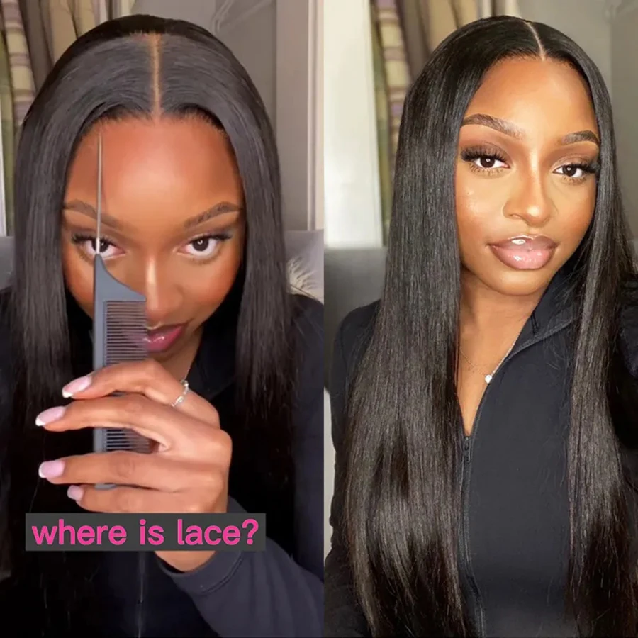 5x5 Lace Closure Wig Mylockme Wear Go Brazillian Human Hair Sale Wigs For Women 5x5 Closure Staraight Lace Front Human Hair Wig